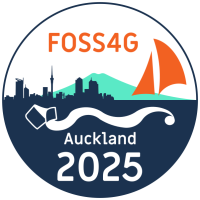 foss4g 2025 Auckland logo